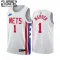 Brooklyn Nets TJ Warren 1 Trikot Classic Edition 22/23 Swingman Weiß Für Kinder