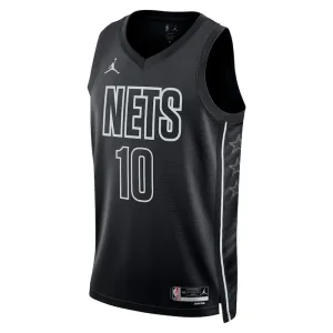 Jordan Brooklyn Nets Ben Simmons 10 Trikot Statement Edition Swingman Schwarz Für Herren