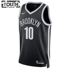 Nike Brooklyn Nets Ben Simmons 10 Trikot Icon Edition Swingman Schwarz Für Kinder