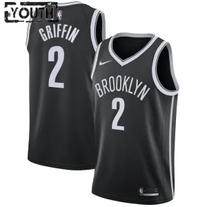Nike Brooklyn Nets Blake Griffin 2 Trikot Icon Edition Swingman Schwarz Für Kinder