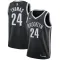Nike Brooklyn Nets Cameron Thomas 24 Trikot Icon Edition Swingman Schwarz Für Herren