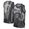 Nike Brooklyn Nets Dennis Schroder Trikot City Edition 24/25 Swingman Grau Für Herren