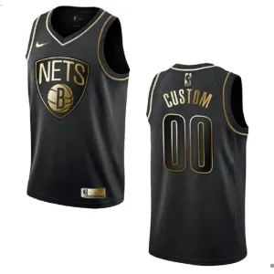 Nike Brooklyn Nets Golden Edition Trikot Personalisiert Swingman Schwarz Für Herren Nike Brooklyn Nets Golden Edition Trikot Personalisiert Swingman Schwarz Für Herren