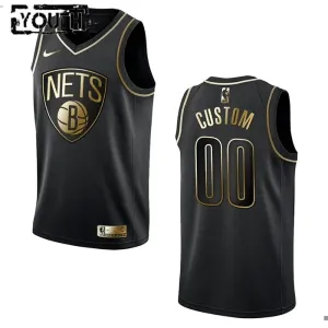 Nike Brooklyn Nets Golden Edition Trikot Personalisiert Swingman Schwarz Für Kinder Nike Brooklyn Nets Golden Edition Trikot Personalisiert Swingman Schwarz Für Kinder