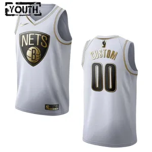 Nike Brooklyn Nets Golden Edition Trikot Personalisiert Swingman Weiß Für Kinder Nike Brooklyn Nets Golden Edition Trikot Personalisiert Swingman Weiß Für Kinder