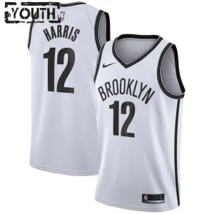 Nike Brooklyn Nets Joe Harris 12 Trikot Association Edition Swingman Weiß Für Kinder