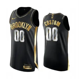 Nike Brooklyn Nets Limited Golden Edition Trikot Personalisiert Swingman Schwarz Für Herren Nike Brooklyn Nets Limited Golden Edition Trikot Personalisiert Swingman Schwarz Für Herren