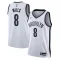 Nike Brooklyn Nets Patty Mills 8 Trikot Association Edition Swingman Weiß Für Herren