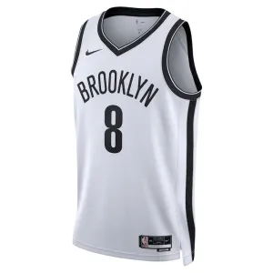 Nike Brooklyn Nets Patty Mills 8 Trikot Association Edition Swingman Weiß Für Herren