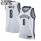 Nike Brooklyn Nets Patty Mills 8 Trikot Association Edition Swingman Weiß Für Kinder