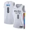 Nike Brooklyn Nets Patty Mills 8 Trikot City Edition 22/23 Swingman Weiß Für Herren