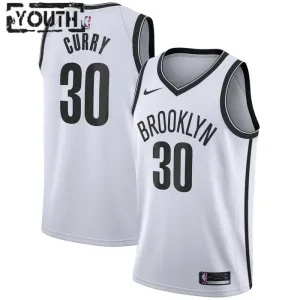 Nike Brooklyn Nets Seth Curry 30 Trikot Association Edition Swingman Weiß Für Kinder