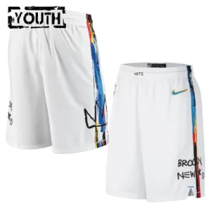 Nike Brooklyn Nets Shorts City Edition 22/23 Swingman Für Kinder