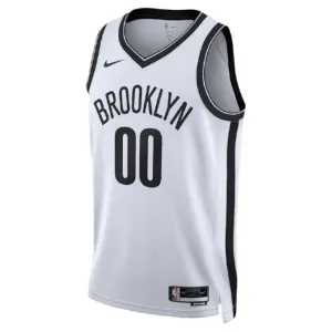 Nike Brooklyn Nets Trikot Personalisiert Association Edition Swingman Weiß Für Herren