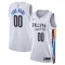 Nike Brooklyn Nets Trikot Personalisiert City Edition 22/23 Swingman Weiß Für Herren
