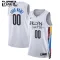 Nike Brooklyn Nets Trikot Personalisiert City Edition 22/23 Swingman Weiß Für Kinder