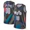 Nike Brooklyn Nets Trikot Personalisiert City Edition 23/24 Swingman Schwarz Für Herren
