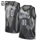 Nike Brooklyn Nets Trikot Personalisiert City Edition 24/25 Swingman Grau Für Kinder