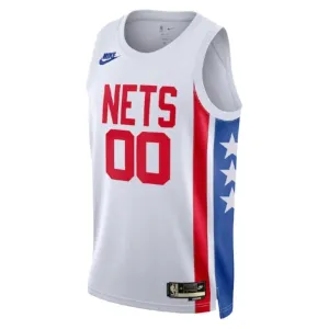 Nike Brooklyn Nets Trikot Personalisiert Classic Edition 22/23 Swingman Weiß Für Herren
