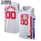 Nike Brooklyn Nets Trikot Personalisiert Classic Edition 22/23 Swingman Weiß Für Kinder