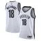 Nike Brooklyn Nets Yuta Watanabe 18 Trikot Association Edition Swingman Weiß Für Herren