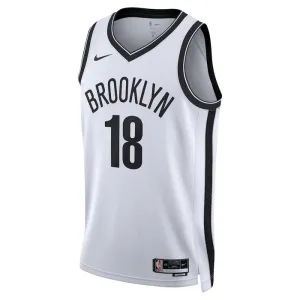 Nike Brooklyn Nets Yuta Watanabe 18 Trikot Association Edition Swingman Weiß Für Herren