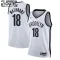 Nike Brooklyn Nets Yuta Watanabe 18 Trikot Association Edition Swingman Weiß Für Kinder