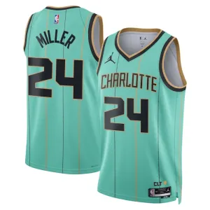 Jordan Charlotte Hornets Brandon Miller Trikot City Edition 24/25 Swingman Teal Für Herren