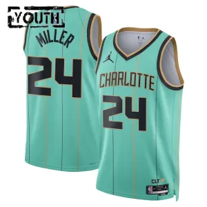 Jordan Charlotte Hornets Brandon Miller Trikot City Edition 24/25 Swingman Teal Für Kinder