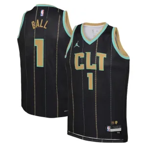 Jordan Charlotte Hornets Lamelo Ball 1 Trikot City Edition 22/23 Swingman Schwarz Für Herren