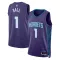 Jordan Charlotte Hornets Lamelo Ball 1 Trikot Statement Edition Swingman Lila Für Herren