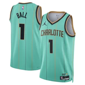 Jordan Charlotte Hornets Lamelo Ball Trikot City Edition 24/25 Swingman Teal Für Herren