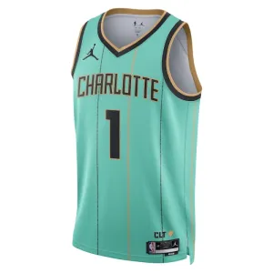 Jordan Charlotte Hornets Lamelo Ball Trikot City Edition 24/25 Swingman Teal Für Herren