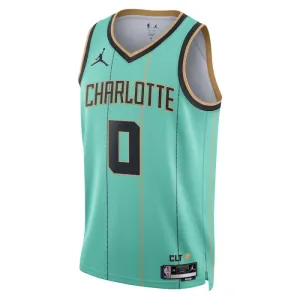 Jordan Charlotte Hornets Miles Bridges Trikot City Edition 24/25 Swingman Teal Für Herren