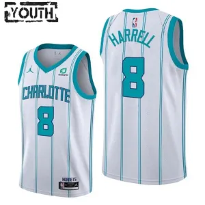 Jordan Charlotte Hornets Montrezl Harrell 8 Trikot Association Edition Swingman Weiß Für Kinder