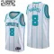 Jordan Charlotte Hornets Montrezl Harrell 8 Trikot Association Edition Swingman Weiß Für Kinder