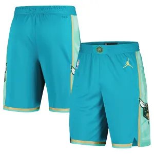 Jordan Charlotte Hornets Shorts City Edition 23/24 Swingman Teal Für Herren