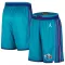 Jordan Charlotte Hornets Shorts Classic Edition 23/24 Swingman Teal Für Herren