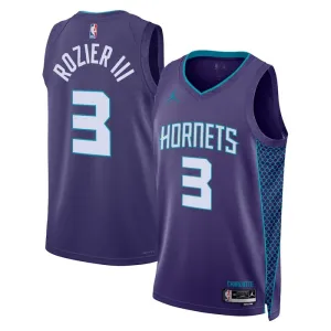 Jordan Charlotte Hornets Terry Rozier III 3 Trikot Statement Edition Swingman Lila Für Herren