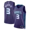Jordan Charlotte Hornets Terry Rozier III 3 Trikot Statement Edition Swingman Lila Für Herren