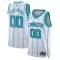 Jordan Charlotte Hornets Trikot Personalisiert Association Edition Swingman Weiß Für Herren