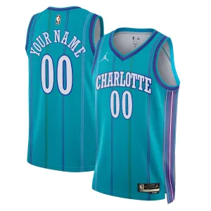 Jordan Charlotte Hornets Trikot Personalisiert Classic Edition 23/24 Swingman Teal Für Herren