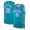 Jordan Charlotte Hornets Trikot Personalisiert Classic Edition 23/24 Swingman Teal Für Herren