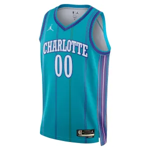 Jordan Charlotte Hornets Trikot Personalisiert Classic Edition 23/24 Swingman Teal Für Herren