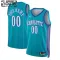 Jordan Charlotte Hornets Trikot Personalisiert Classic Edition 23/24 Swingman Teal Für Kinder
