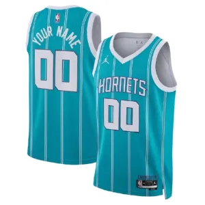Jordan Charlotte Hornets Trikot Personalisiert Icon Edition Swingman Teal Für Herren