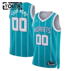 Jordan Charlotte Hornets Trikot Personalisiert Icon Edition Swingman Teal Für Kinder