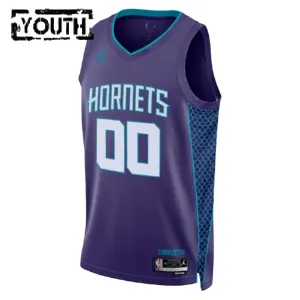 Jordan Charlotte Hornets Trikot Personalisiert Statement Edition Swingman Lila Für Kinder