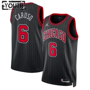 Jordan Chicago Bulls Alex Caruso 6 Trikot Statement Edition Swingman Schwarz Für Kinder