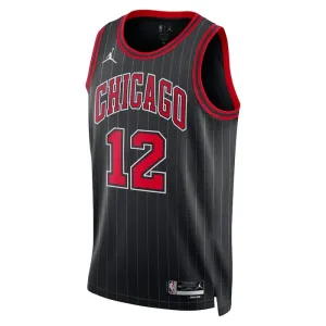 Jordan Chicago Bulls Ayo Dosunmu 12 Trikot Statement Edition Swingman Schwarz Für Herren